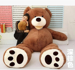 80cm-260cm America Giant Teddy Bear Plush Toys Soft Teddy Bear Skin Popular Birthday & Valentine's Gifts For Girls Kid's Toy