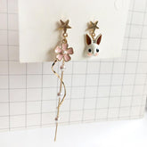 Cute Asymmetric Rabbit Earrings