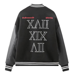 "Digital Print" Varsity Jacket