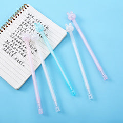 Crystal Bunny Gel Pen-3pcs