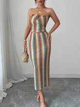 Printed Tube Top and Skirts Set