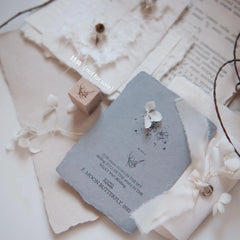 Sellos de la serie Mariposa, Flor, Luna y Otoño