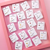 Combination Of Zircon Fruit Earrings