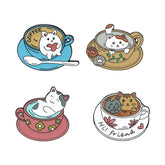 Coffee Cat Pins