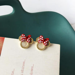 Creative Bow-knot Mickey Earrings