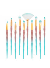 10Pcs/kit Makeup Brushes Rainbow Face Foundation