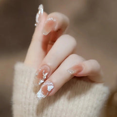 3D Schmetterling Tragbare Nägel Fertig Maniküre