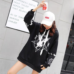 Lindas sudaderas con capucha de conejito de anime