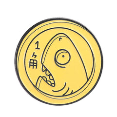 Cartoon Shark Emoticon Pins