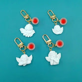 Llavero de ángel barroco