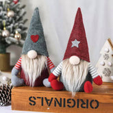 Plüsch-Gnompuppe, dekorative Ornamente