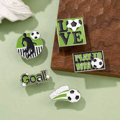 Creative Football Lovers Pins