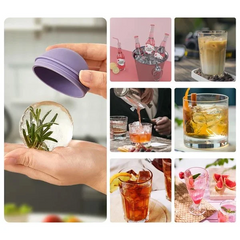 Moldes de hielo con forma de bombilla