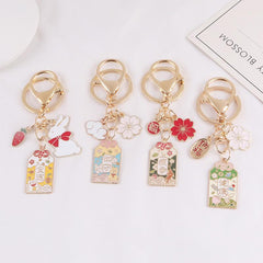 Llavero con colgante de nube de Sakura