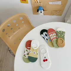 Kurze Sommerfruchtsocken