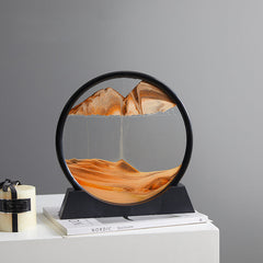 Adornos decorativos creativos redondos de arenas movedizas