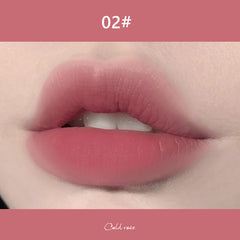 Brillo labial en polvo rosa