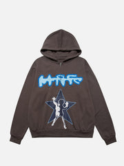 Star Kid Print Hoodie