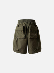 Button Pockets Cargo Shorts