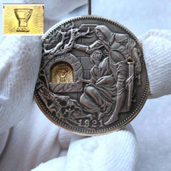 Handmade Secret Mystic Mechanic Collectible Nickel