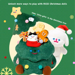 Kawaii Christmas Tree Puppy Plush Doll