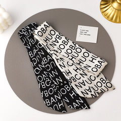 Letter Streamer Bow Headrope