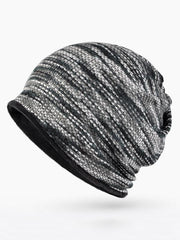 Plaited Plush Color Cotton Hood