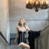 Minivestido Lara Dark Fairycore Coquette con estética