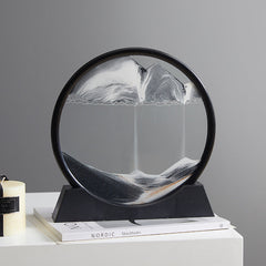 Adornos decorativos creativos redondos de arenas movedizas