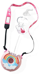 Cute Cartoon Built-in Straw Water Bottle