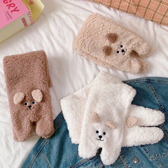 Bufanda de oso dulce y linda