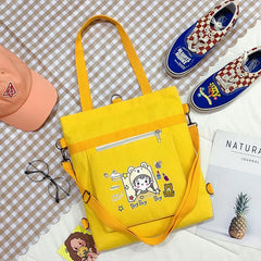 Tragetasche mit Mädchenmuster