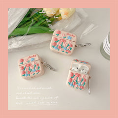 Kawaii Tulips Airpods Case