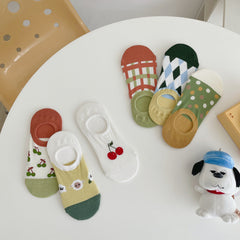 Kurze Sommerfruchtsocken