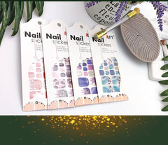 Pegatinas de uñas impermeables de verano