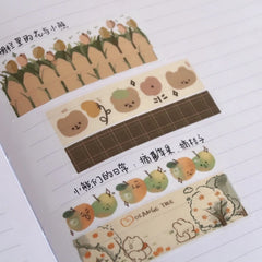 Washi-Klebeband der Milk Green Manor-Serie