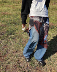 Falda de cubierta con impresión de arte abstracto