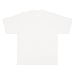 Camiseta holgada con estampado de arte abstracto