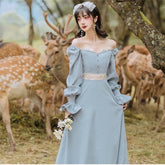 Vestido de princesa Fairycore de inspiración vintage de Adette