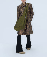 American Style Large Capacity Embroidery Messenger Bag