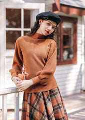 Conjunto de vestido a cuadros de lana oscura de Shadows in the Air Academia