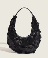 Boutique Black Sequins Party Satchel Bags