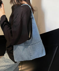Large Bag Shoulder Versatile Denim Capacity Casual