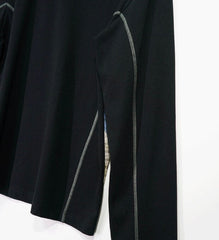 Camisa oversize de manga larga con diseño grunge de conejo de motosierra