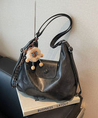 Chic Coffee Large Capacity Faux Leather Satchel Bags YR023