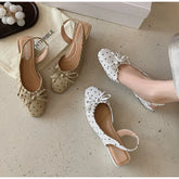 Cover Toe Polka Dot Women Sandals