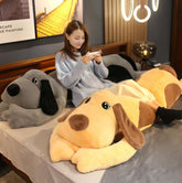 Cute Dog Pillow Soft Plush Toy Dolls Decorative Cushions For Beds Hug Travel Long Pillow Backrest Animal Body Pillow