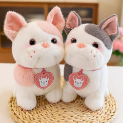 Lindos juguetes de peluche de imitación de cachorro / Muñecas de labrador / Muñecas de bulldog / Regalos de cumpleaños para niños / Adornos de decoración del hogar