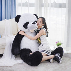 Lindo oso panda gigante sin relleno de piel de 300 cm, muñeco de peluche de concha suave de alta calidad para niños, regalo de cumpleaños