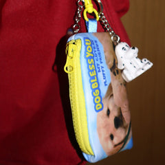 Süßes Portemonnaie mit Welpen-Print, ästhetische Karte, Geldbörse